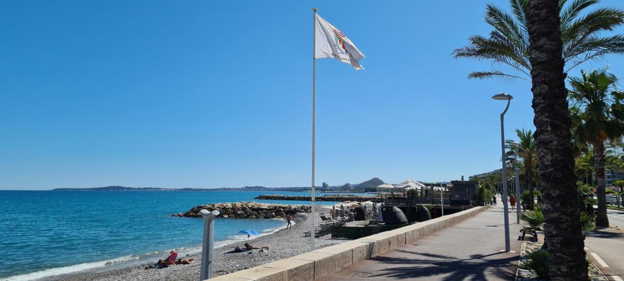 Studio De La Plage - Mer, Terrasse Et Garage Cagnes-sur-Mer Zewnętrze zdjęcie